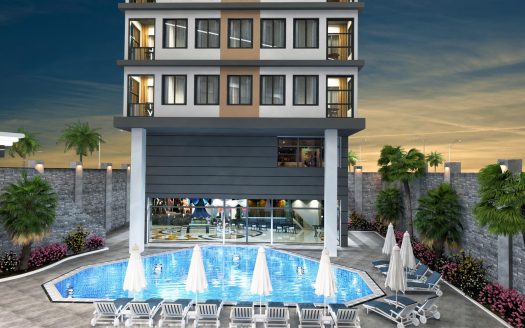In the city center of ALANYA 1+1 ,  ID 1001042